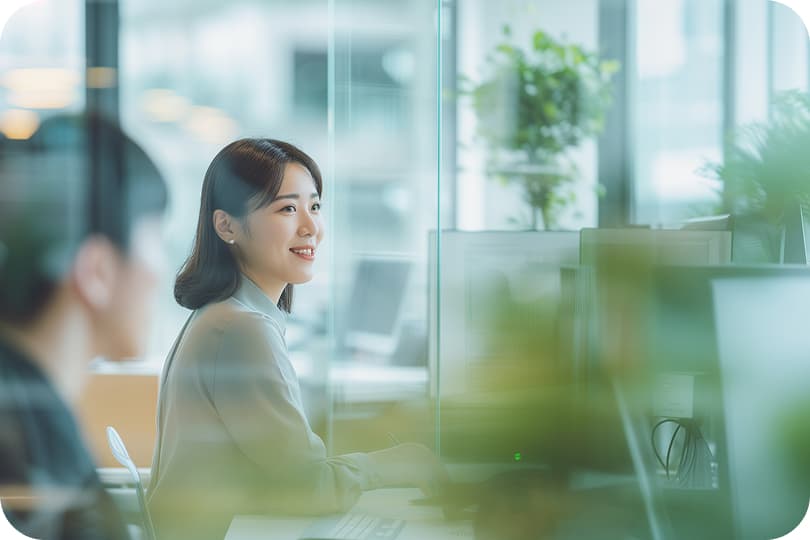 社員の写真